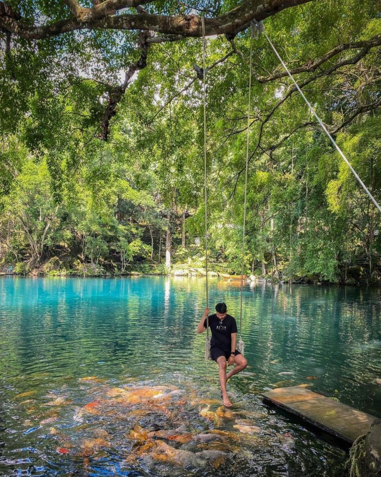 Telaga Biru Cicerem Nuansa Telaga Alami Cerita Wisata